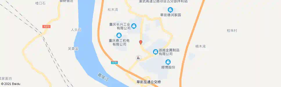 重庆春江路口_公交站地图_重庆公交_妙搜公交查询2025