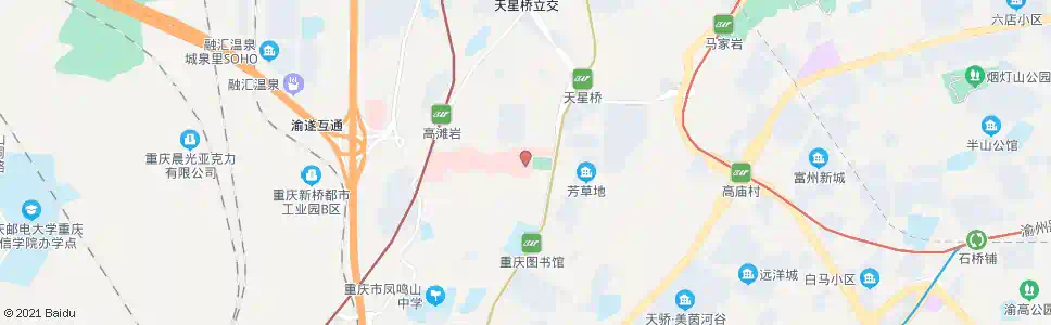 重庆西南医院(新门诊)_公交站地图_重庆公交_妙搜公交查询2025