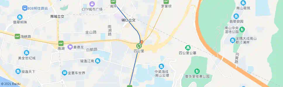 重庆四公里内环路口_公交站地图_重庆公交_妙搜公交查询2025