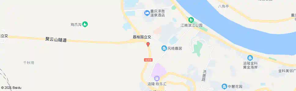 重庆桥南第一村_公交站地图_重庆公交_妙搜公交查询2025