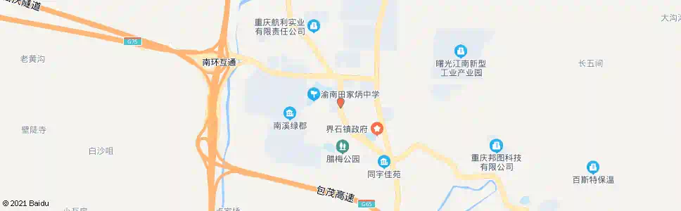 重庆界石路1站_公交站地图_重庆公交_妙搜公交查询2025