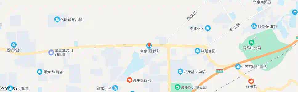 重庆帝豪国际城_公交站地图_重庆公交_妙搜公交查询2025