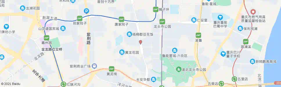 重庆天江鼎城_公交站地图_重庆公交_妙搜公交查询2025