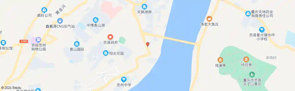 重庆忠县档案局_公交站地图_重庆公交_妙搜公交查询2025