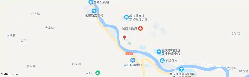 重庆城口农行_公交站地图_重庆公交_妙搜公交查询2025