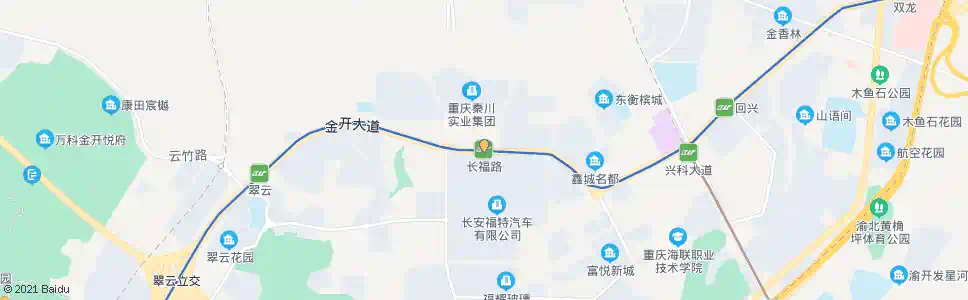 重庆长福路站_公交站地图_重庆公交_妙搜公交查询2025