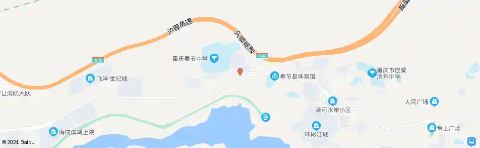 重庆奉中_公交站地图_重庆公交_妙搜公交查询2025
