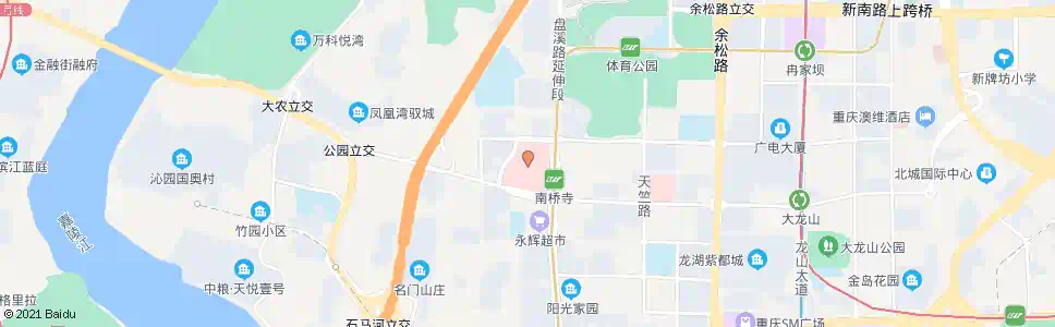 重庆南极医院_公交站地图_重庆公交_妙搜公交查询2025