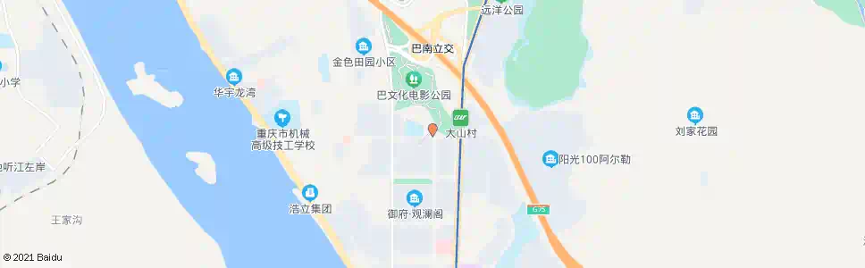 重庆巴南国税局_公交站地图_重庆公交_妙搜公交查询2025