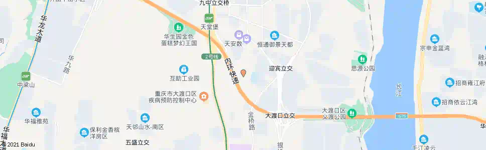 重庆迁禧花园_公交站地图_重庆公交_妙搜公交查询2025