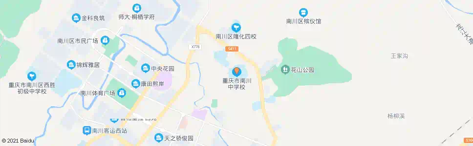 重庆南川中学_公交站地图_重庆公交_妙搜公交查询2025