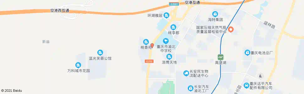 重庆桃源大道北段_公交站地图_重庆公交_妙搜公交查询2025