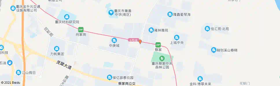 重庆嘉瑞大道_公交站地图_重庆公交_妙搜公交查询2025