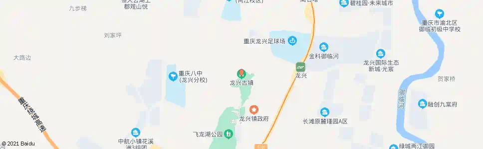 重庆龙兴古镇_公交站地图_重庆公交_妙搜公交查询2025