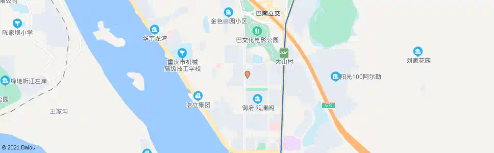 重庆巴南国土局_公交站地图_重庆公交_妙搜公交查询2025