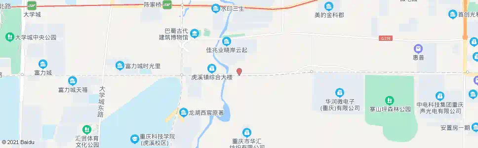 重庆澄江市场路口_公交站地图_重庆公交_妙搜公交查询2025