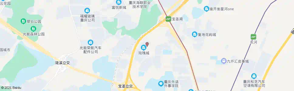 重庆宝圣东路南段_公交站地图_重庆公交_妙搜公交查询2025