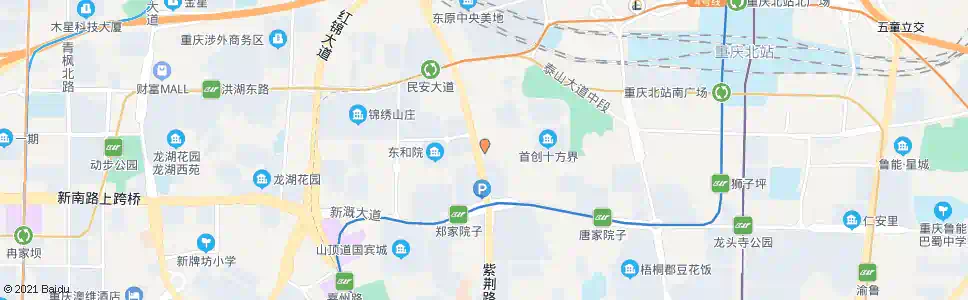 重庆市民政学校_公交站地图_重庆公交_妙搜公交查询2025