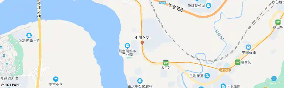 重庆港城工业园C区_公交站地图_重庆公交_妙搜公交查询2025