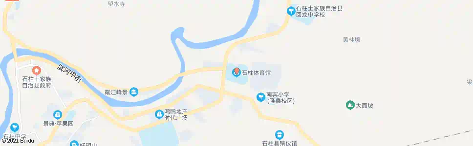 重庆石柱体育馆_公交站地图_重庆公交_妙搜公交查询2025