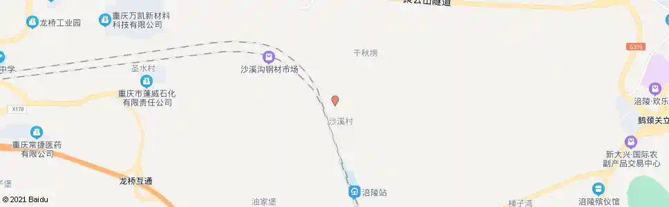重庆沙溪移民点_公交站地图_重庆公交_妙搜公交查询2025