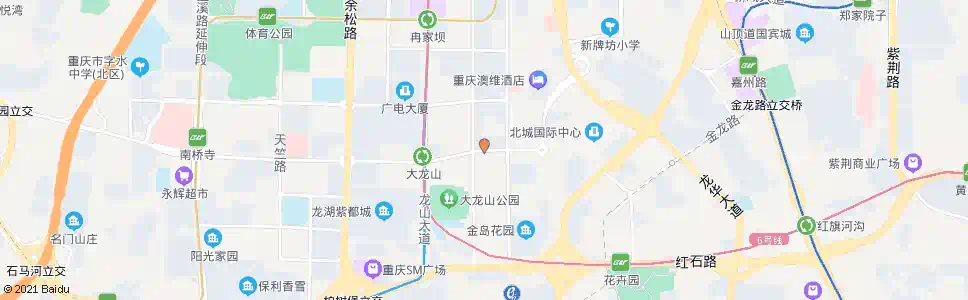 重庆龙山路_公交站地图_重庆公交_妙搜公交查询2025