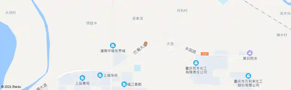 重庆站前大道_公交站地图_重庆公交_妙搜公交查询2025