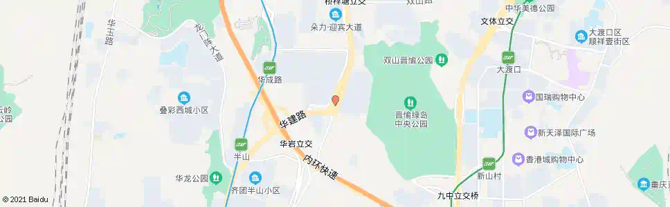 重庆九龙坡天灯堡_公交站地图_重庆公交_妙搜公交查询2025