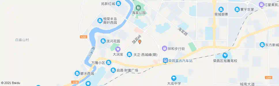 重庆后西二街_公交站地图_重庆公交_妙搜公交查询2025