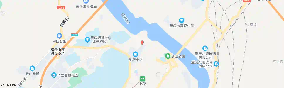 重庆北碚水厂_公交站地图_重庆公交_妙搜公交查询2025