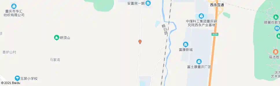 重庆西城大道_公交站地图_重庆公交_妙搜公交查询2025