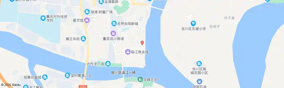 重庆合川滨江大厦_公交站地图_重庆公交_妙搜公交查询2025