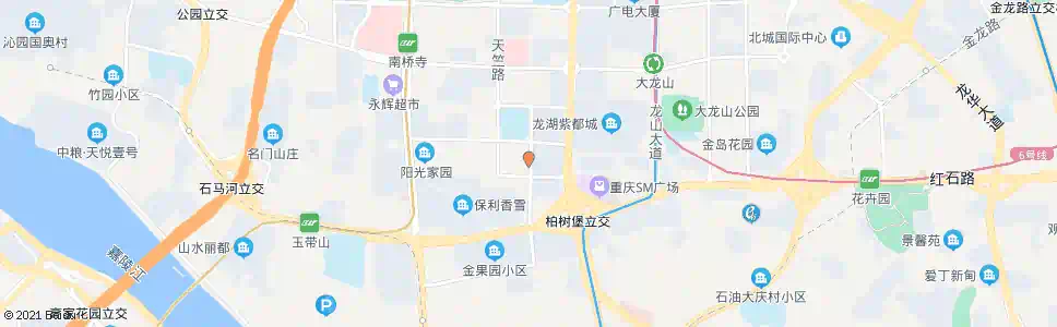 重庆兴茂美食城_公交站地图_重庆公交_妙搜公交查询2025