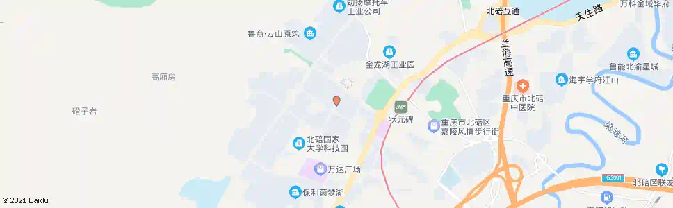 重庆安礼路1站_公交站地图_重庆公交_妙搜公交查询2025