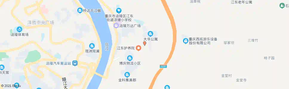 重庆江东办事处_公交站地图_重庆公交_妙搜公交查询2025