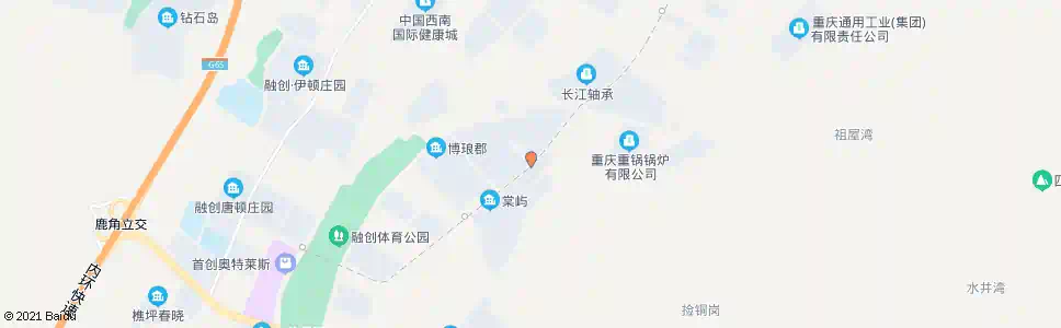重庆鹿角安置房_公交站地图_重庆公交_妙搜公交查询2025