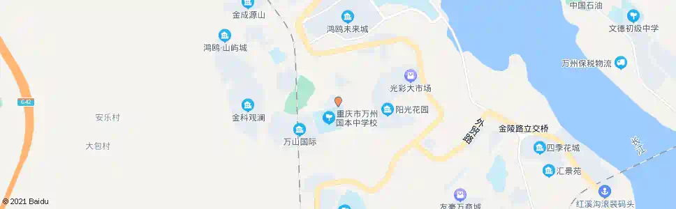 重庆观音岩国本中学_公交站地图_重庆公交_妙搜公交查询2025