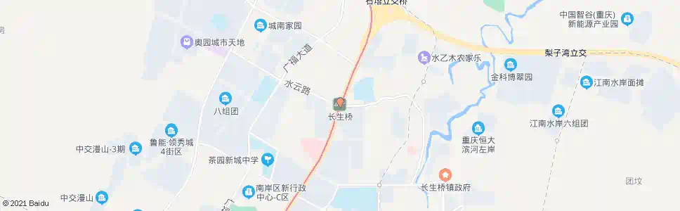 重庆长生_公交站地图_重庆公交_妙搜公交查询2025
