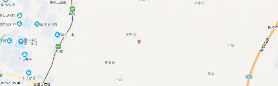 重庆红旗小学_公交站地图_重庆公交_妙搜公交查询2025
