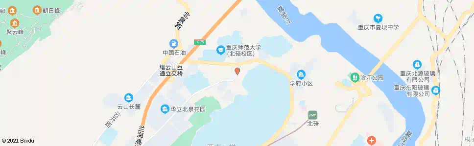 重庆陵江花园_公交站地图_重庆公交_妙搜公交查询2025