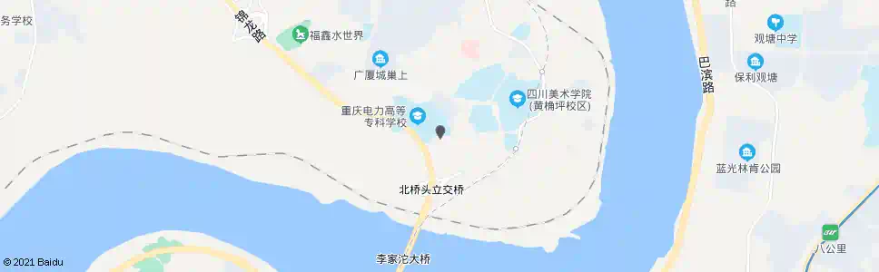 重庆电力高专A区_公交站地图_重庆公交_妙搜公交查询2025