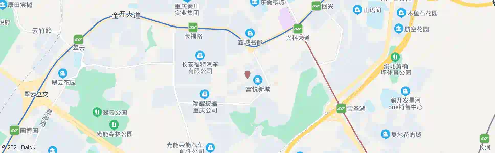 重庆兴科四路_公交站地图_重庆公交_妙搜公交查询2025