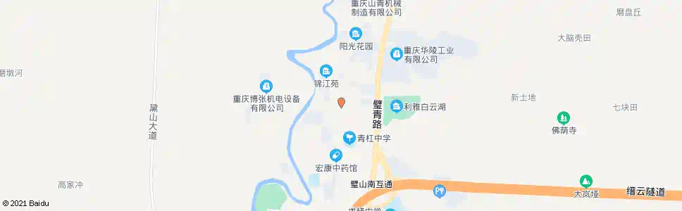 重庆青杠街道办事处_公交站地图_重庆公交_妙搜公交查询2025