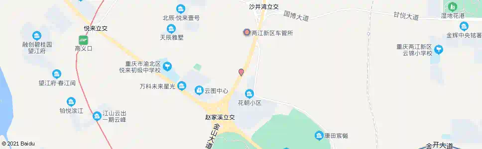 重庆花朝社区公园_公交站地图_重庆公交_妙搜公交查询2025