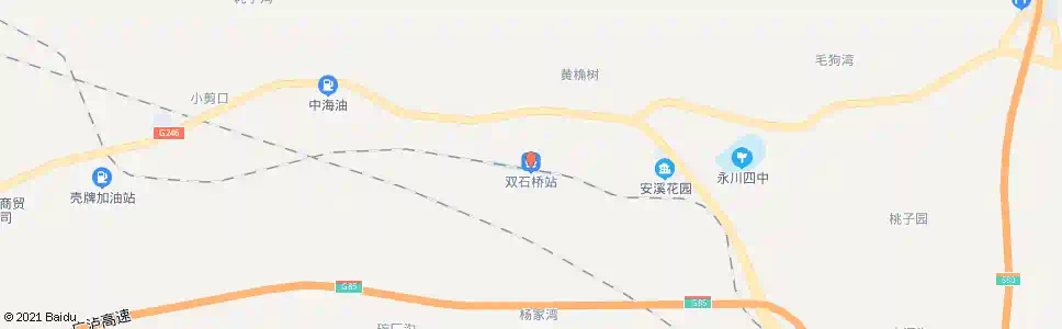 重庆双石桥_公交站地图_重庆公交_妙搜公交查询2025