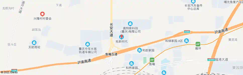 重庆拓新时代_公交站地图_重庆公交_妙搜公交查询2025