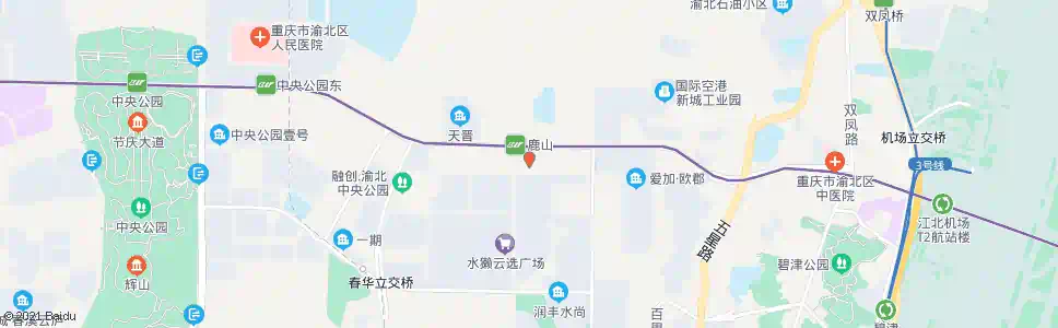 重庆渝北区党校_公交站地图_重庆公交_妙搜公交查询2025