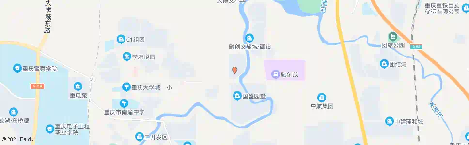 重庆西林大道万达文旅城_公交站地图_重庆公交_妙搜公交查询2025