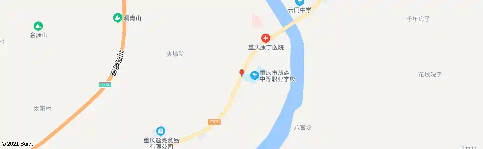 重庆云大路口_公交站地图_重庆公交_妙搜公交查询2025