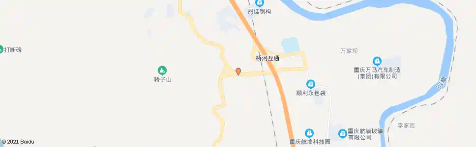 重庆西部齿轮城_公交站地图_重庆公交_妙搜公交查询2025